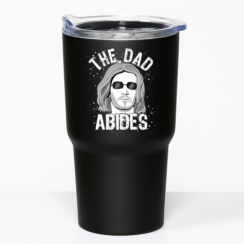The Dad Abides Coll Shades Tumbler
