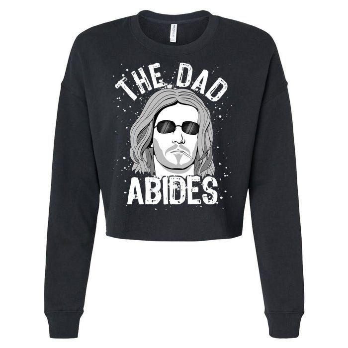 The Dad Abides Coll Shades Cropped Pullover Crew