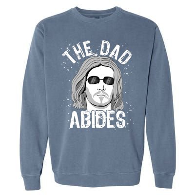 The Dad Abides Coll Shades Garment-Dyed Sweatshirt