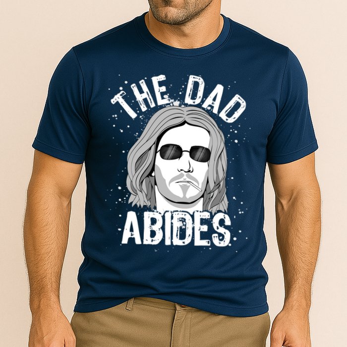 The Dad Abides Coll Shades Cooling Performance Crew T-Shirt
