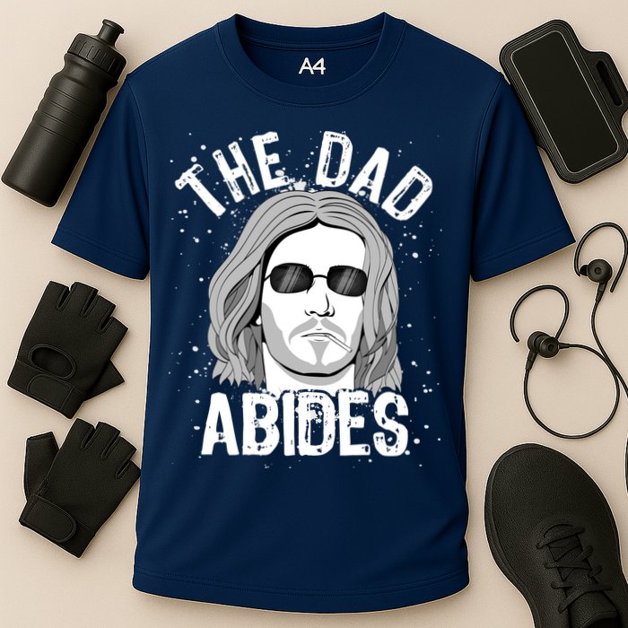 The Dad Abides Coll Shades Cooling Performance Crew T-Shirt
