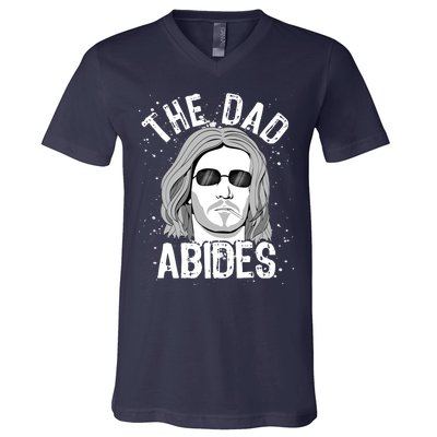 The Dad Abides Coll Shades V-Neck T-Shirt