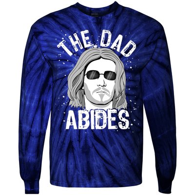 The Dad Abides Coll Shades Tie-Dye Long Sleeve Shirt