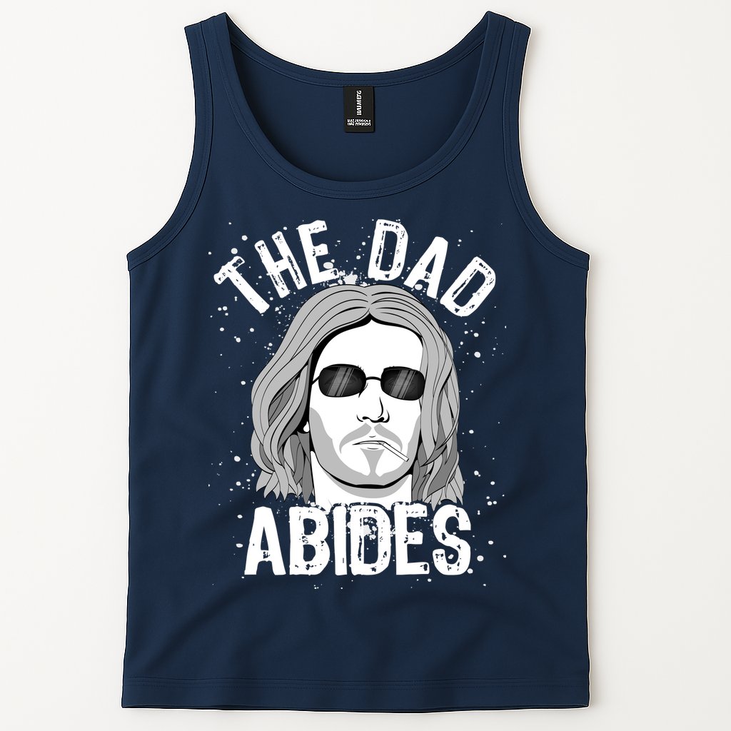 The Dad Abides Coll Shades Tank Top