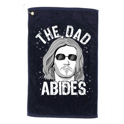 The Dad Abides Coll Shades Golf Towel