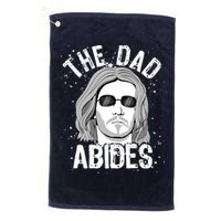 The Dad Abides Coll Shades Golf Towel