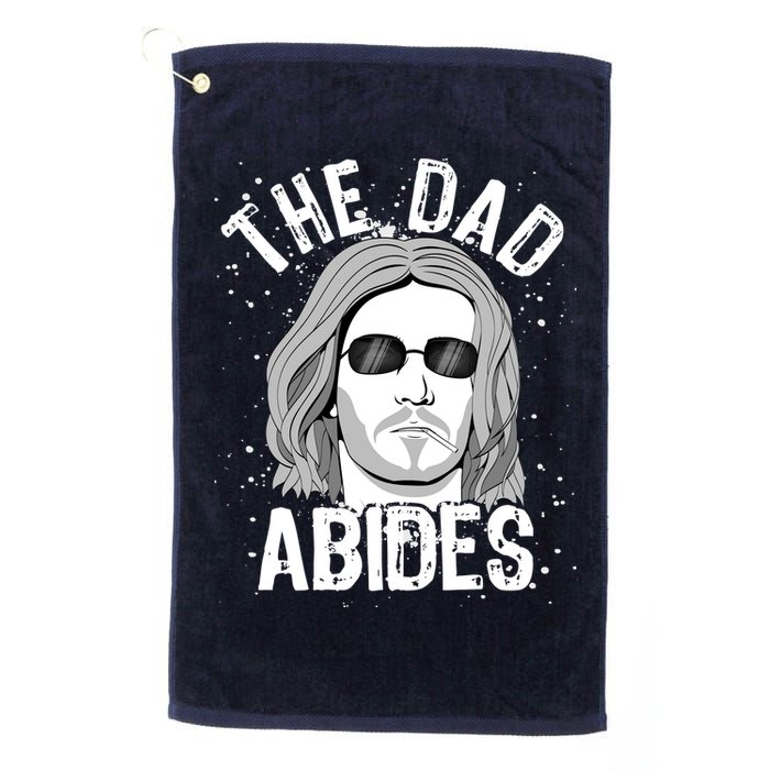 The Dad Abides Coll Shades Golf Towel