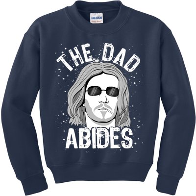 The Dad Abides Coll Shades Kids Sweatshirt