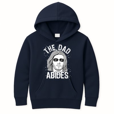 The Dad Abides Coll Shades Kids Hoodie