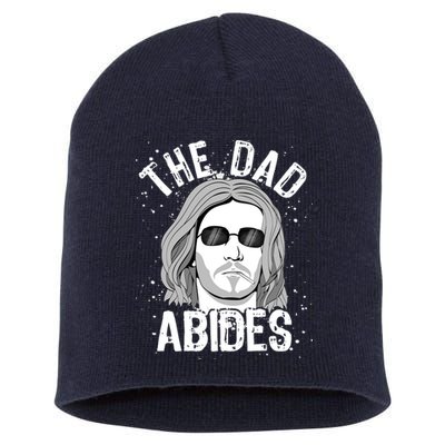 The Dad Abides Coll Shades Short Acrylic Beanie