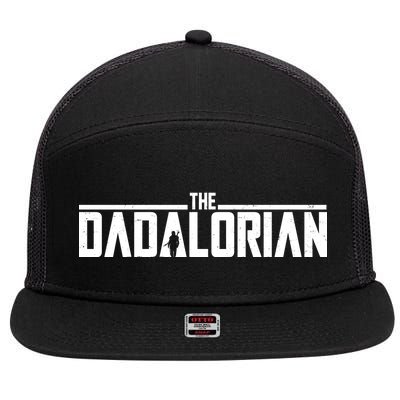 The Dadalorian 7 Panel Mesh Trucker Snapback Hat