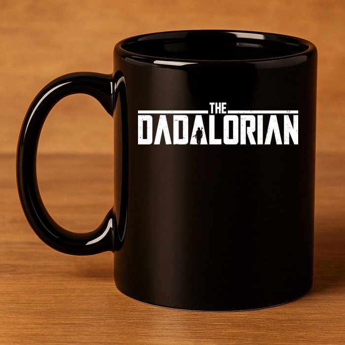 The Dadalorian 11oz C Handle Ceramic Mug