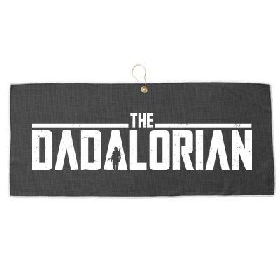 The Dadalorian Large Microfiber Waffle Golf Towel