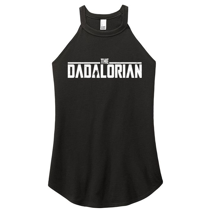 The Dadalorian Women's Perfect Tri Rocker Tank