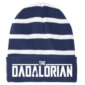 The Dadalorian Striped Beanie with Solid Band