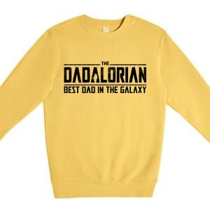 The Dadalorian Best Dad In The Galaxy Premium Crewneck Sweatshirt