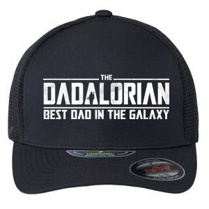 The Dadalorian Best Dad In The Galaxy Flexfit Unipanel Trucker Cap