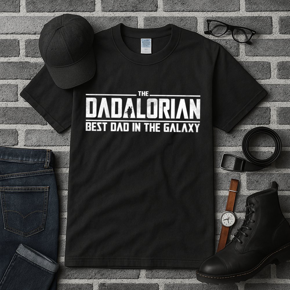The Dadalorian Best Dad In The Galaxy Tall T-Shirt