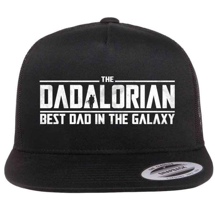 The Dadalorian Best Dad In The Galaxy Flat Bill Trucker Hat