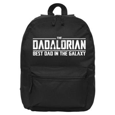 The Dadalorian Best Dad In The Galaxy 16 in Basic Backpack