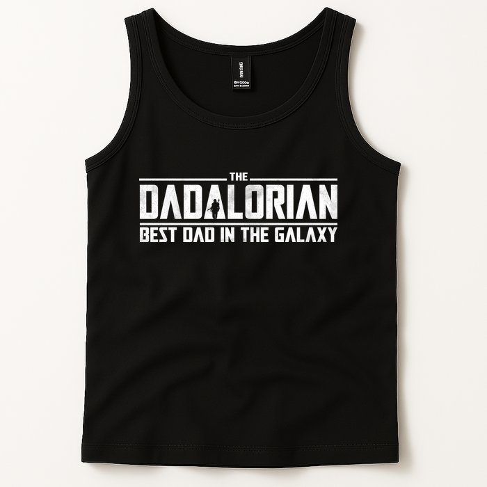 The Dadalorian Best Dad In The Galaxy Tank Top