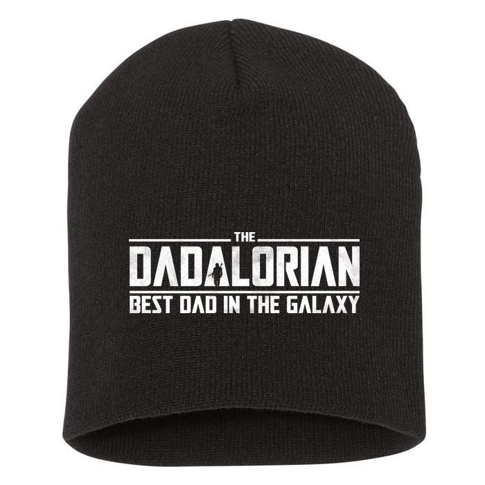 The Dadalorian Best Dad In The Galaxy Short Acrylic Beanie