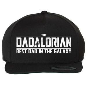 The Dadalorian Best Dad In The Galaxy Wool Snapback Cap