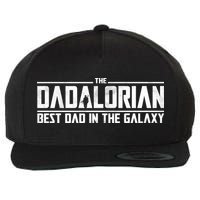 The Dadalorian Best Dad In The Galaxy Wool Snapback Cap