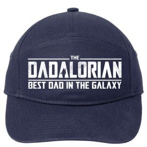 The Dadalorian Best Dad In The Galaxy 7-Panel Snapback Hat