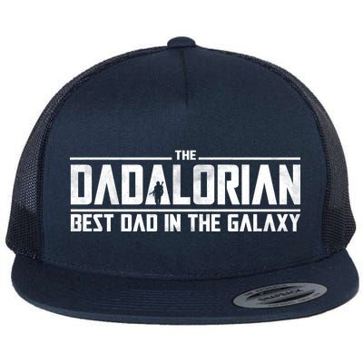 The Dadalorian Best Dad In The Galaxy Flat Bill Trucker Hat