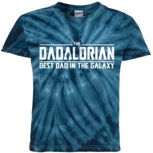 The Dadalorian Best Dad In The Galaxy Kids Tie-Dye T-Shirt