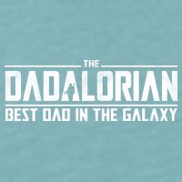 The Dadalorian Best Dad In The Galaxy Sueded Cloud Jersey T-Shirt