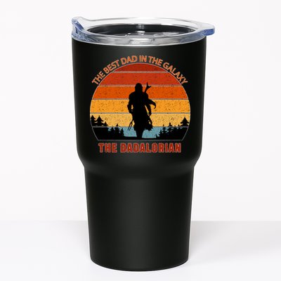 The Dadalorian Best Dad in The Galaxy Retro Vintage Tumbler