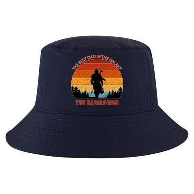 The Dadalorian Best Dad in The Galaxy Retro Vintage Cool Comfort Performance Bucket Hat
