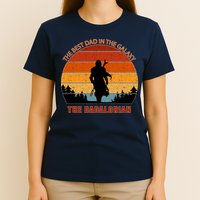 The Dadalorian Best Dad in The Galaxy Retro Vintage T-Shirt