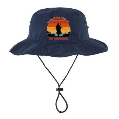 The Dadalorian Best Dad in The Galaxy Retro Vintage Bucket Hat