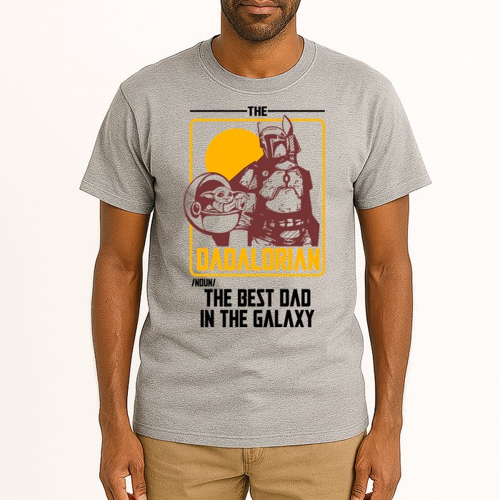 The Dadalorian Definition Best Dad In The Galaxy  Tall T-Shirt
