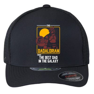 The Dadalorian Definition Best Dad In The Galaxy  Flexfit Unipanel Trucker Cap