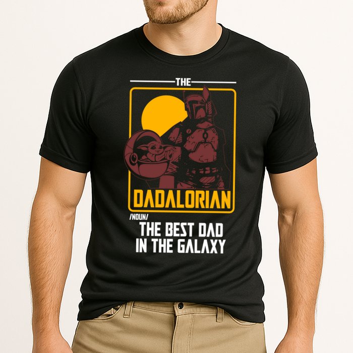 The Dadalorian Definition Best Dad In The Galaxy  Performance Shirt