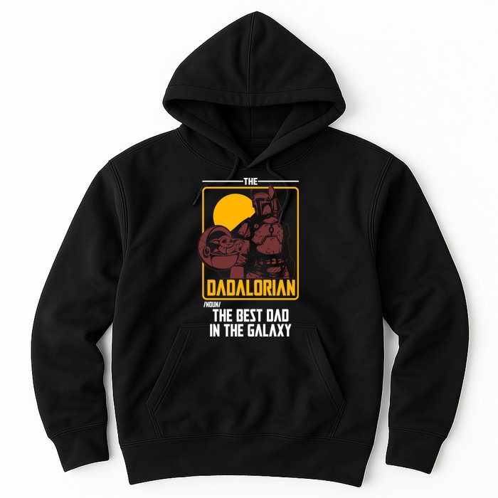The Dadalorian Definition Best Dad In The Galaxy  Hoodie