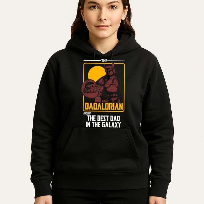 The Dadalorian Definition Best Dad In The Galaxy  Hoodie