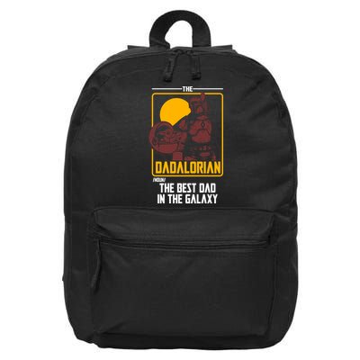 The Dadalorian Definition Best Dad In The Galaxy  16 in Basic Backpack