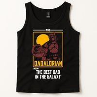 The Dadalorian Definition Best Dad In The Galaxy  Tank Top