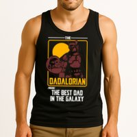 The Dadalorian Definition Best Dad In The Galaxy  Tank Top