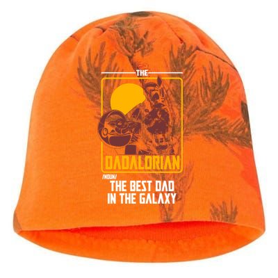 The Dadalorian Definition Best Dad In The Galaxy  Kati - Camo Knit Beanie