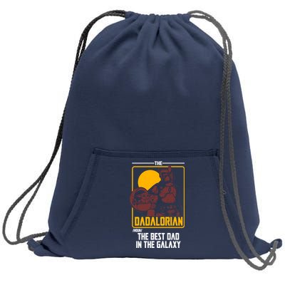 The Dadalorian Definition Best Dad In The Galaxy  Sweatshirt Cinch Pack Bag