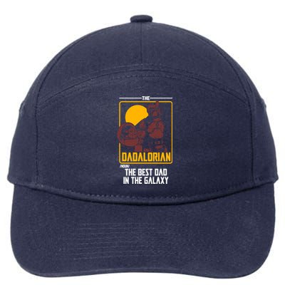 The Dadalorian Definition Best Dad In The Galaxy  7-Panel Snapback Hat