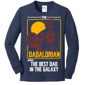 The Dadalorian Definition Best Dad In The Galaxy  Kids Long Sleeve Shirt