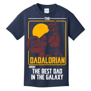 The Dadalorian Definition Best Dad In The Galaxy  Kids T-Shirt