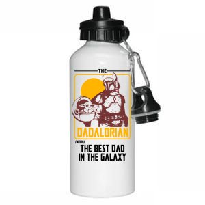 The Dadalorian Definition Best Dad In The Galaxy  Aluminum Water Bottle 